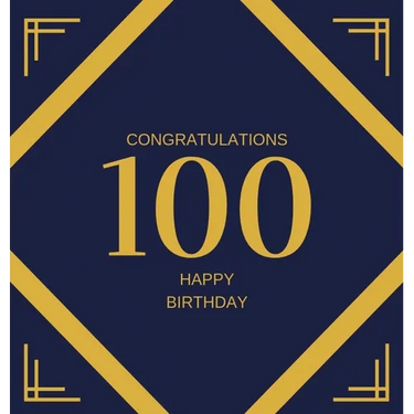 Happy 100th Birthday Guest Book (Hardcover): Happy 100th Birthday Guest book, party and birthday celebrations decor, memory book, scrapbook, one hundr