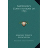 Anderson's Constitutions of 1723