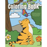Easy Large Print Coloring Book for Adults: Simple Designs for Beginners and Teens through Seniors featuring Animals, Nature, Flowers, Farm and Country