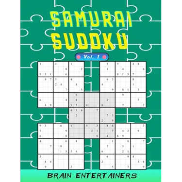 Samurai sudoku Vol. 1: 100 Adult samurai Puzzles Activity Book to Keep Your Brain Young. and hours of pure fun .