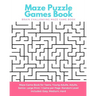 Maze Puzzle Games Book: Brain Challenging Maze Game Book for Teens, Young Adults, Adults, Senior, Large Print, 1 Game per Page, Random Level I