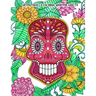 Artful Skulls Coloring Book for Adults: Beautiful Hand-Drawn Images for Stress Relief and Relaxation (Día de Los Muertos & Day of the Dead)