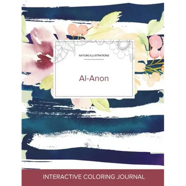 Adult Coloring Journal: Al-Anon (Nature Illustrations, Nautical Floral)