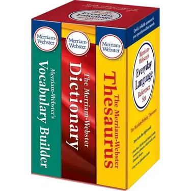 Merriam-Webster's Everyday Language Reference Set: Includes: The Merriam-Webster Dictionary, the Merriam-Webster Thesaurus, and the Merriam-Webster Vo