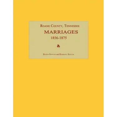 RoAne County, Tennessee, Marriages 1856-1875