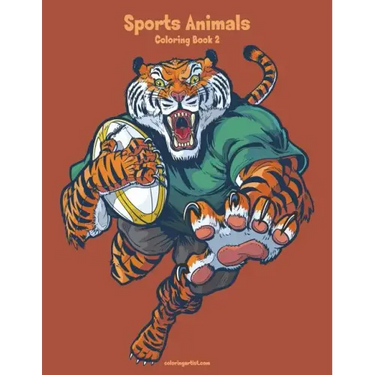Sports Animals Coloring Book 2