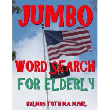 Jumbo Word Search for Elderly: 100 EXTRA LARGE PRINT Entertaining Memory Therapy Puzzles