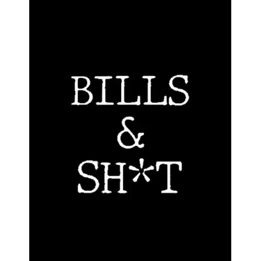 Bills & Shit: Adult Budget Planner, Weekly Expense Tracker, Monthly Budget, Budget Planner Book, Daily Planner Book, Bill Tracking