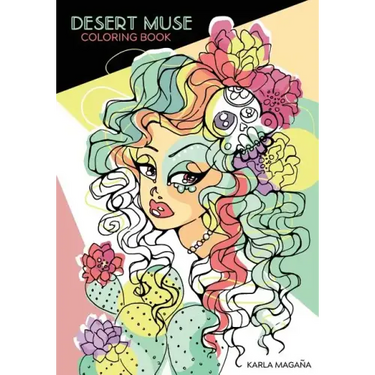 Desert Muse Coloring Book