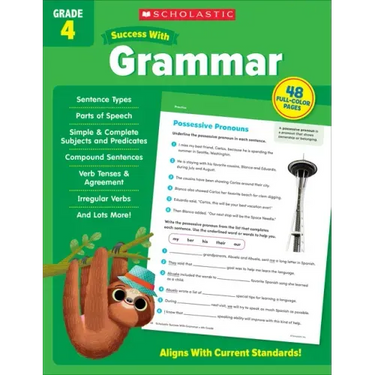 Scholastic Success with Grammar Grade 4 Workbook