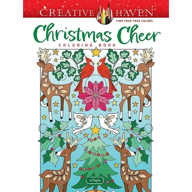 Creative Haven Christmas Cheer Coloring Book