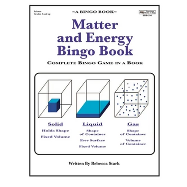 Matter and Energy Bingo Book: Complete Bingo Game In A Book