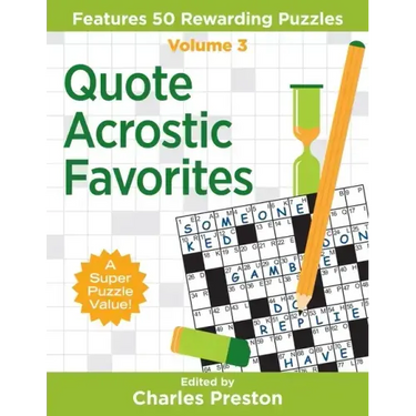 Quote Acrostic Favorites: Features 50 Rewarding Puzzles