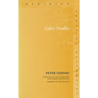 Celan Studies