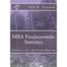 MBA Fundamentals: Statistics