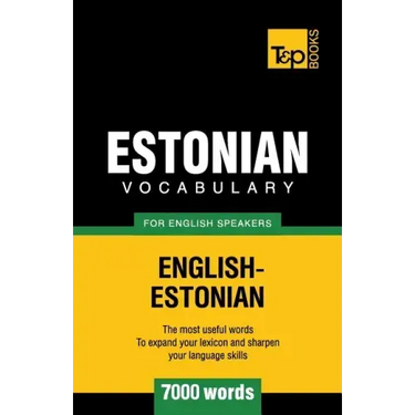 Estonian vocabulary for English speakers - 7000 words