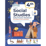 4th Grade Social Studies: Daily Practice Workbook 20 Weeks of Fun Activities History Civic and Government Geography Economics + Video Explanations for