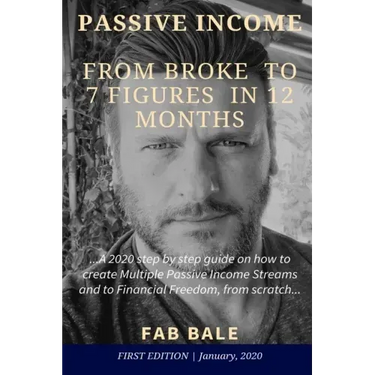 From Broke to 7 Figures in 12 Months: A 2020 step by step guide on how to create Multiple Passive Income Streams and to Financial Freedom, from scratc