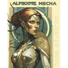 Alphonse Mecha: A Biomechanical Art Nouveau Coloring Book for Adults