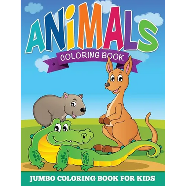 Animal Coloring Pages (Jumbo Coloring Book for Kids)