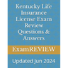 Kentucky Life Insurance License Exam Review Questions & Answers