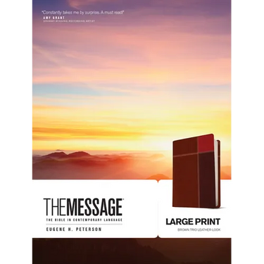 Message-MS-Large Print Numbered: The Bible in Contemporary Language