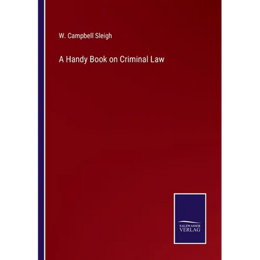 A Handy Book on Criminal Law