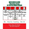 New Bingo Game Christmas Songs 27 Paper Cards: Sing, Hum--No Talent Required To Play