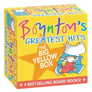 Boynton's Greatest Hits the Big Yellow Box (Boxed Set): The Going to Bed Book; Horns to Toes; Opposites; But Not the Hippopotamus