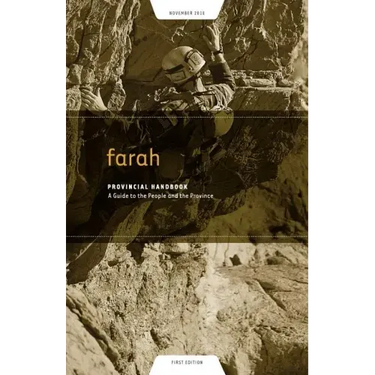 Farah Provincial Handbook: A Guide to the People and the Province