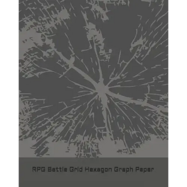 RPG Battle Grid Hexagon Graph Paper: Honeycomb Hex Tiles for Tactical Game Strategy Planning