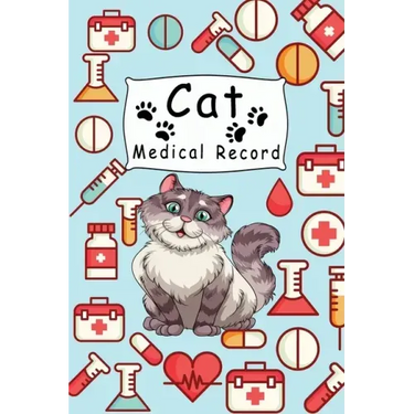 Cat Medical Record: Cute Cats Shots Record Card Kitten Vaccine Book, Vaccine Book Record Cats Medical Perfect Gift for Cat Owners and Love