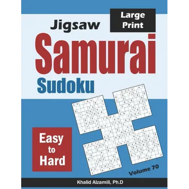 Jigsaw Samurai Sudoku: 500 Easy to Hard Jigsaw Sudoku Puzzles Overlapping into 100 Samurai Style
