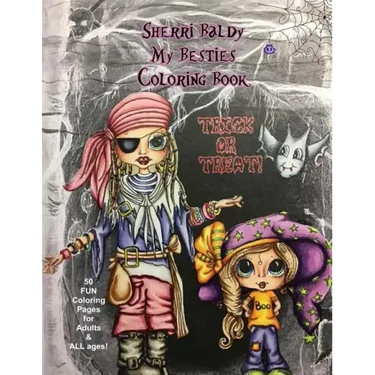 Sherri Baldy My Besties Coloring Book Trick or Treat