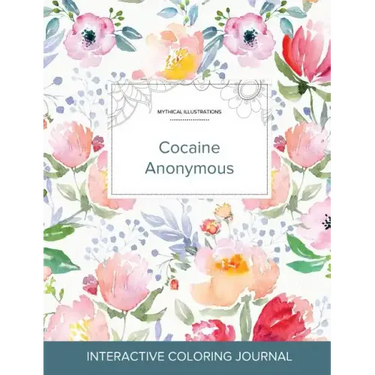 Adult Coloring Journal: Cocaine Anonymous (Mythical Illustrations, La Fleur)