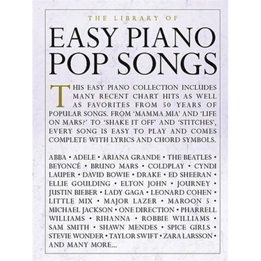 The Library of Easy Piano Pop Songs