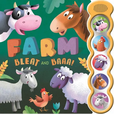 Farm Bleat and Baaa!: With 5 3D Sound Buttons
