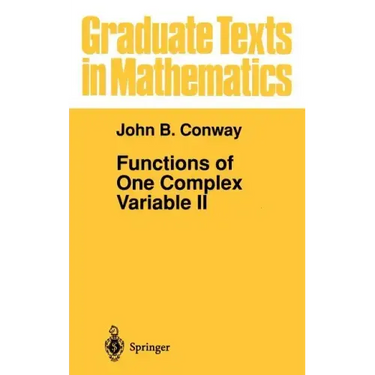 Functions of One Complex Variable II