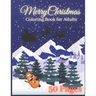 Merry Christmas Coloring Book For Adults: Wonderful Relaxing Patterns For Xmas