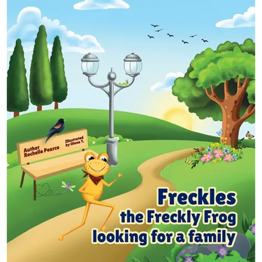 Freckles the Freckly Frog Looking for a Family