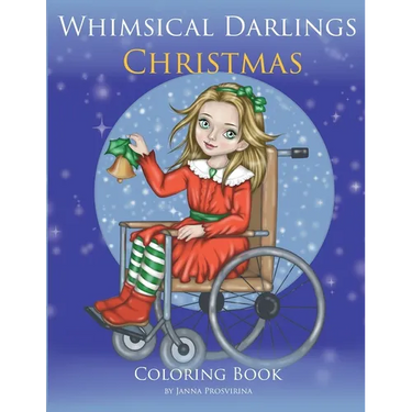Whimsical Darlings: Christmas: Coloring Book