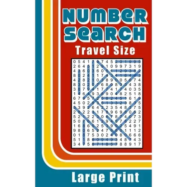 Number Search Travel Size: Large Print Puzzle Book