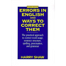 Errors in English and Ways to Correct Them