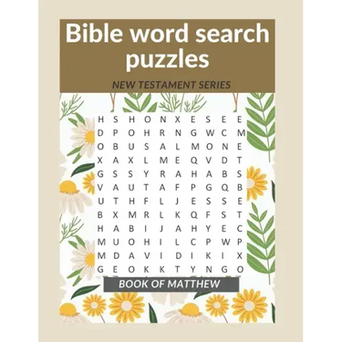 Bible word search puzzles: New Testament series: Book of Matthew