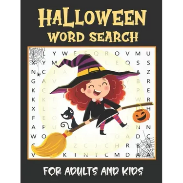 Halloween Word Search For Adults: Large Print Word Search Puzzle Book Fun For Adults And Kids