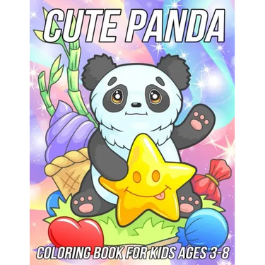 Panda Coloring Book for Kids Ages 3-8: Fun, Cute and Unique Coloring Pages for Girls and Boys with Beautiful Panda Designs