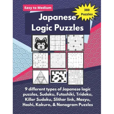 Japanese Logic Puzzles: Different types of logic puzzles (Sudoku, Futoshiki, Hashi, Nonogram and more!)