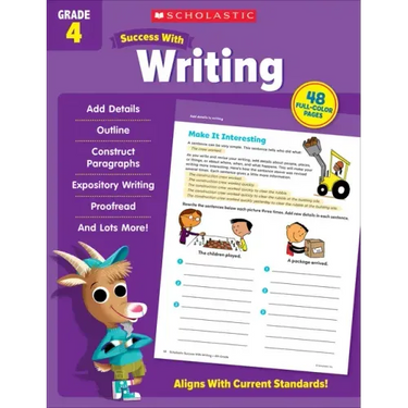 Scholastic Success with Writing Grade 4 Workbook