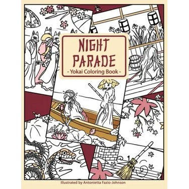 Night Parade: Yokai Coloring Book