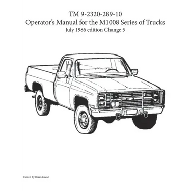 TM 9-2320-289-10 Operator's Manual for the M1008 series of trucks